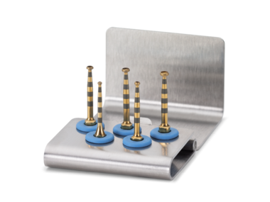 Set de 5 inserts pour la préparation du site implantaire jusqu’à ∅ 3,5 mm